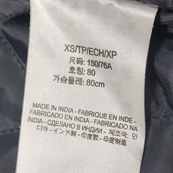 Levi's XS Women's Hooded Wool Blend Striped Coat Purple/Black - Picture 5 of 11